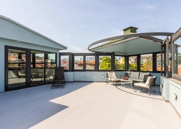 Apartmán Gorgeous Airy 2bd2bath Bosphorus Views! #358 *